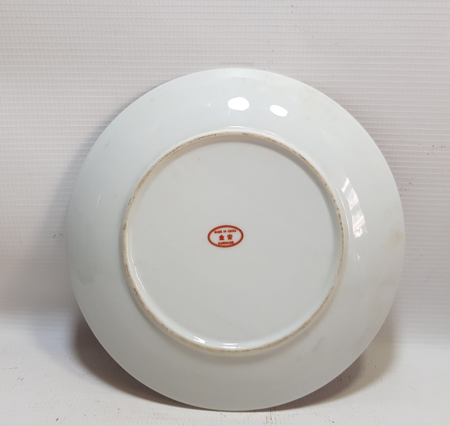 UZAKDOĞU YAPIMI ANTİKA PORSELEN TABAK